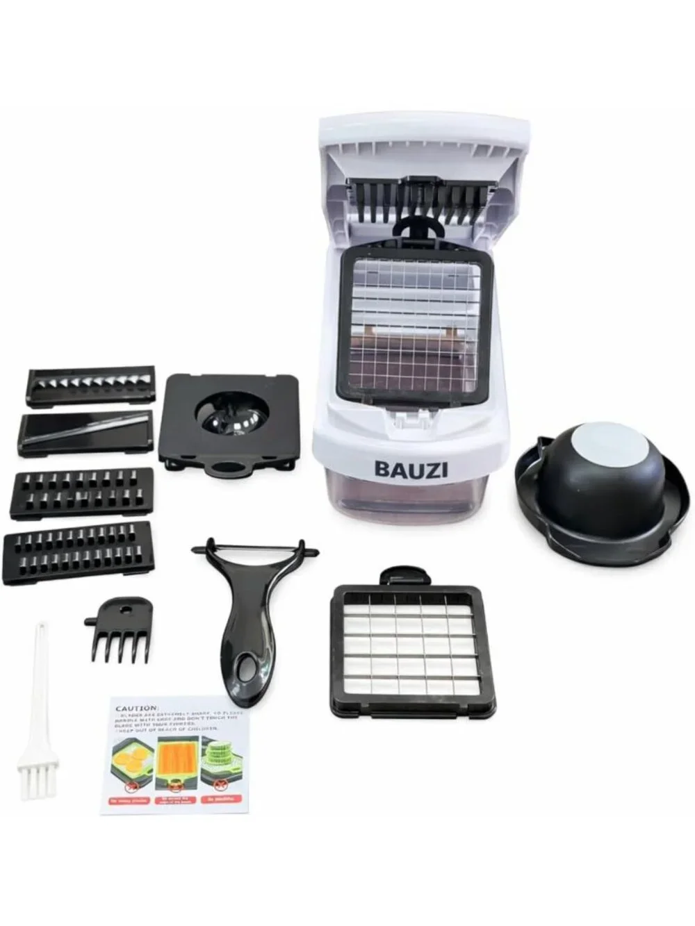 Multifunctional 12-in-1 Vegetable Chopper & Slicer with Container, BPA-Free